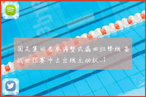 国足集训名单调整武磊回归锋线 备战世预赛冲击出线主动权_1
